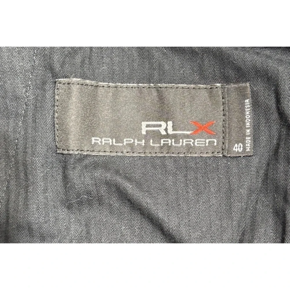 Ralph Lauren RLX Golf Shorts Men's Size 40 Blue Performance Flat Front Chino